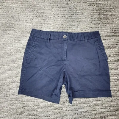 Pantalones Cortos Talbots Para Mujer Talla 4p Relajados Chinos Tiro Medio Informales Azul Marino Foto 1 de 4