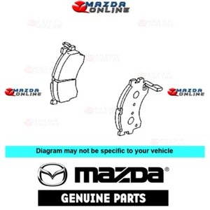 Mazda Genuine Front Brake Pad Set E181-33-23Z fits 03-05 MAZDA TRIBUTE [EP] - Picture 1 of 2