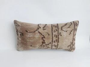 12x24 Turkish Rug Pillow Cover , Oriental Turkish Rug Pillow Case - Picture 1 of 9