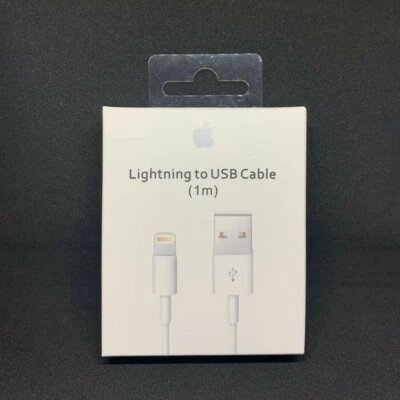 Apple Lightning to USB Cable - 1m, iPhone 6,6s, 7, 7 Plus, 8, 8 Plus, X, XS, XR  - Image 1 of 4