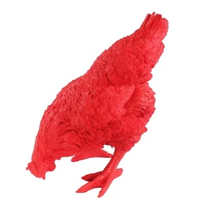 Deko Hühner DekoDiven einzigartige Huhn Deko für Haus & Garten rot pickend - Bild 1 von 8