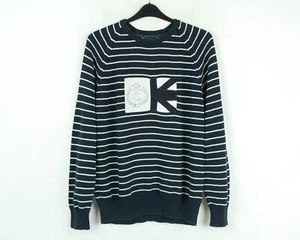 HENRI LLOYD Herren Pullover XL Rundhals gestreift mit Logo gestrickt lässig - Bild 1 von 5