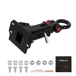 2" Front Hitch Kit for Polaris Ranger XP 1000 2018-2024 Powder Coated Steel - Picture 1 of 12