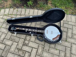 Vintage Global 408 5-string Banjo W/ Locking Hardshell Case NICE FREE SHIPPING! - Picture 1 of 19