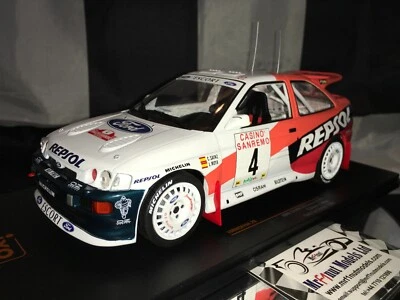 1:18 IXO18RMC076A Carlos Sainz Escort Cosworth WRC #4 San Remo Rally 1996 - Imagen 1 de 4