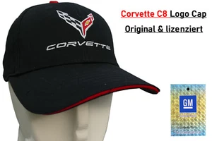Corvette Cap C8 Stingray, gorra base, negra, importación de EE. UU., original NUEVO 2025 - Imagen 1 de 4