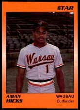 1990 Star Aman Hicks Wausau Timbers #10