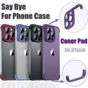 Edge Protector Corners Camera Lens Case ShockProof For iPhone 14 13 Pro Max - Photo 1 sur 14