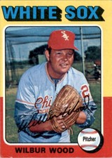 1975 Topps Baseball Wilbur Wood (B) Chicago White Sox #110