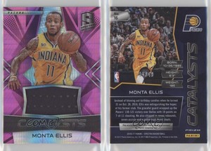 2016-17 Panini Spectra Catalysts Pink /49 Monta Ellis #16