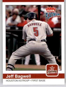 2004 Fleer Platinum Jeff Bagwell Base Card MLB PWE Astros #129 - Picture 1 of 2