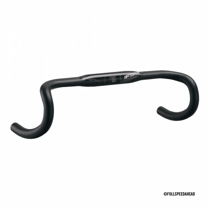 FSA Energy New Ergo Road Alloy Handlebar 31.8 x 42cm Black and Grey Graphics - Image 1 of 1