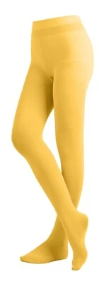 EMEM Apparel Girls' Solid Colored Ultra Soft Microfiber Opaque Footed Tights - Image 1 of 4
