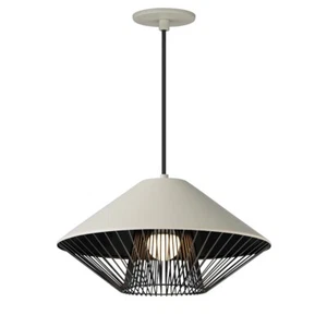 ET2 Lighting Phoenix 1 Light 16" LED Pendant, Gray/Black - E11395-GYBK - Picture 1 of 1