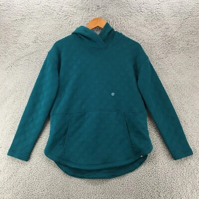 Eddie Bauer Discovery Park 连帽夹克女式小号蓝色绗缝套衫 — 第 1/4 张图片