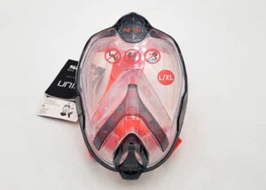 SEAC Libera (NEW GEN) Full Face Integrated Snorkeling Mask Aqua/Orange, Sz: L/XL - Picture 1 of 10