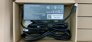 100W Universal Chromebooks Type C Power Cord For ThinkPad HP Asus Acer MSI Dell - Picture 1 of 9