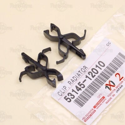 New Genuine OEM Toyota TACOMA 2000-2012 Radiator Grille Garnish Clips 5314512010 - Image 1 of 4