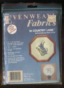 Telas Evenweave cortadas e impresas 14 quilates crudo Aida con apertura circular de 8 pulgadas - Imagen 1 de 2