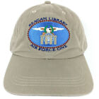 Reagan Library Air Force One Hat USA Script Spell Out Logo Trucker Baseball Cap