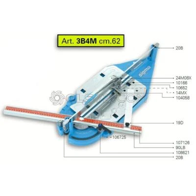 SPARE PARTS AND ACCESSOIRES FOR TILE CUTTER SIGMA 3B4M (EX 3B3M)