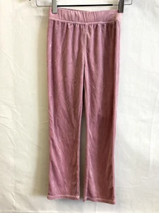 Juicy By Juicy Couture Girl's Velour Pull-On Pink Sweatpants Sz M 10-12 - Picture 1 of 7