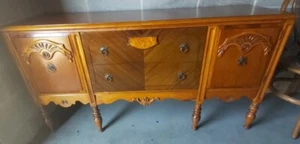 Antique/ Vintage Jacobean Buffet/Sideboard - Local Pickup Only - Picture 1 of 5