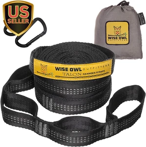 Hammock Straps for Trees Heavy Duty - Set of Two 10Ft Long, 1 Inch Thick Camp... - Picture 1 of 1