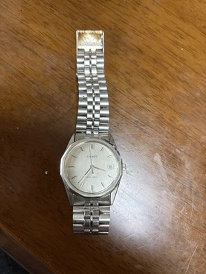 TISSOT PR 100 silver stainless steel quartz watch with chronograph function... - image 1 of 4