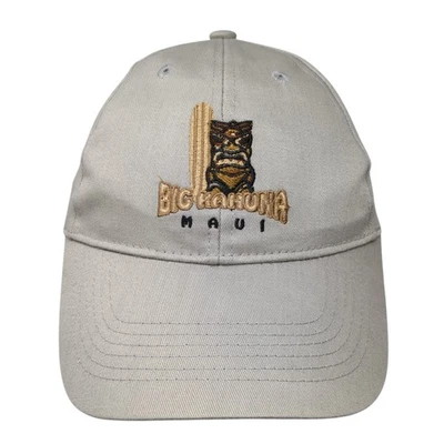 Sombrero Big Kahuna Maui Snapback Beige Talla Única Sólido Bordado Hawaiano Foto 1 de 4