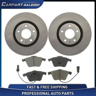 Kit de pastillas de freno de disco delanteras de 12,63" para Audi A6 Quattro 2005-2009 3,2 L Foto 1 de 4