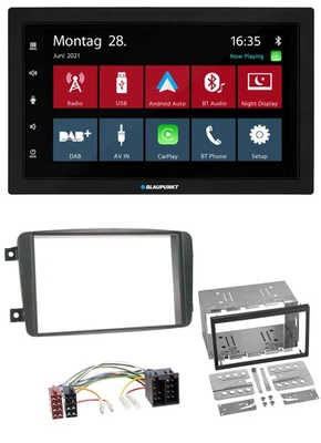 Blaupunkt MP3 Bluetooth DAB 2DIN USB Autoradio für Mercedes C-Klasse Vito CLK Vi - Bild 1 von 4