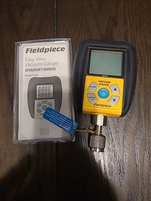 Fieldpiece SVG3 Compact Digital Micron Vacuum Gauge HVACR w/ Easy View Hook - Image 1 of 2