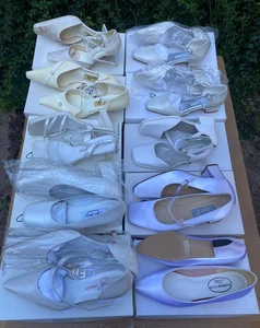 8 x Konvolut Abendschuhe oder Hochzeit Schuhe neu Flohmarkt - Bild 1 von 2