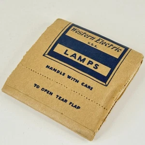 NOS Factory Sealed Pack (5) Western Electric A-2 Lampen Schalttafel Lampen Birnen - Bild 1 von 5