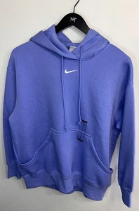 Sudadera para mujer Nike de gran tamaño mediana con capucha DQ5860 - 494 azul nueva con etiquetas - Imagen 1 de 6