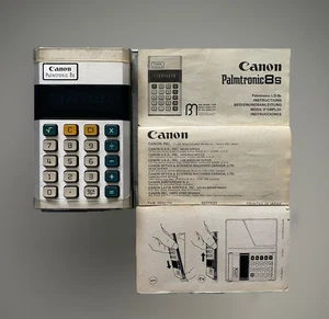 Canon Palmtronic LD-8s Taschenrechner / Vintage Retro Calculator / Made in Japan - Bild 1 von 7