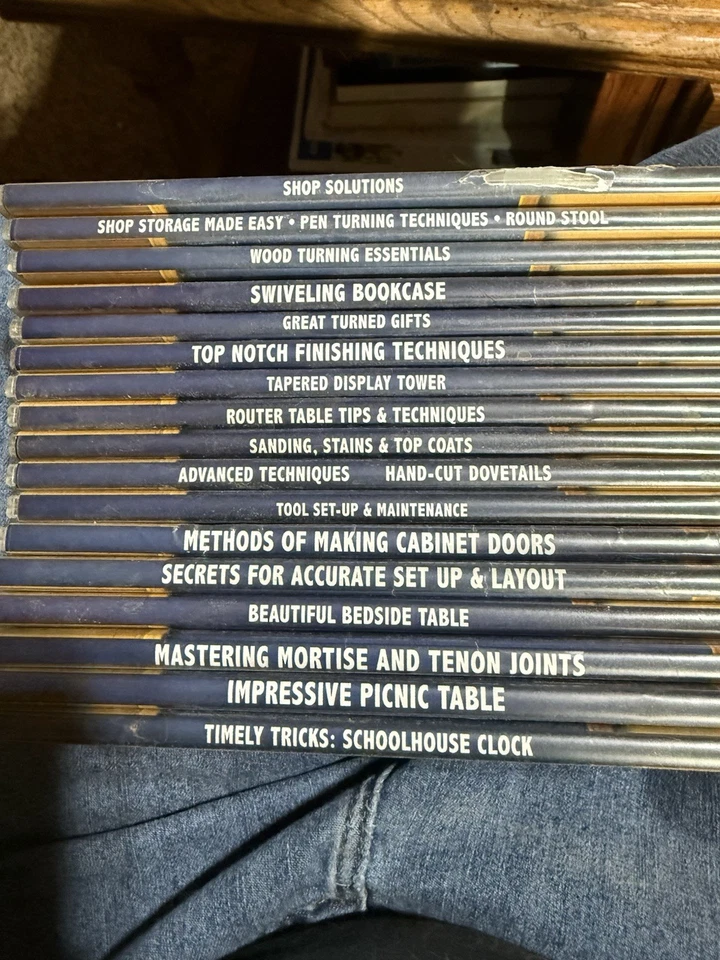 Woodworkers Guild of America 34 Dvd Lot Various Projects Woodworking - Image 1 of 4