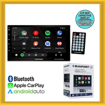 Blaupunkt Dakota BP800PLAY 6.8” Capacitive Display 2 DIN with AM/FM & Bluetooth - Image 1 of 4