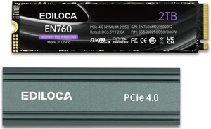 Ediloca EN760 PCIe 4.0 NVMe M.2 SSD (2TB) - Afbeelding 1 van 1