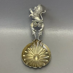 Figural Lion Wine Tasting Spoon Shiebler Sterling Silver - Picture 1 of 4