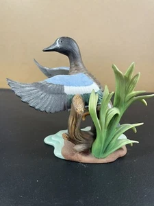 LENOX BLUE WINGED TEAL Fine Porcelain Figurine DUCK 1992 - Picture 1 of 8
