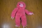 Build A Bear Pink Sparkle Glitter Sloth Plush Stuffed Animal 18"