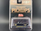 M2 Machines 1978 Chevy Silverado 30 Truck Semi Gloss Black 31500-MJS75 1/64
