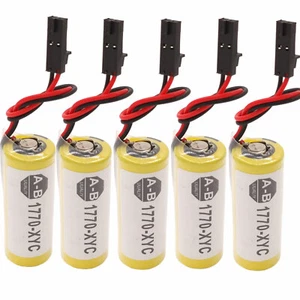 5X 1770-XYC Battery For Allen Bradley 1770-XYC/A 1770-XYB 1756-BA1 3V 1800mAh - Picture 1 of 5