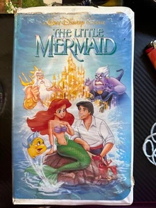 Walt Disney Classic The Little Mermaid BLACK DIAMOND VHS (Banned Artwork Cover!) - Picture 1 of 6