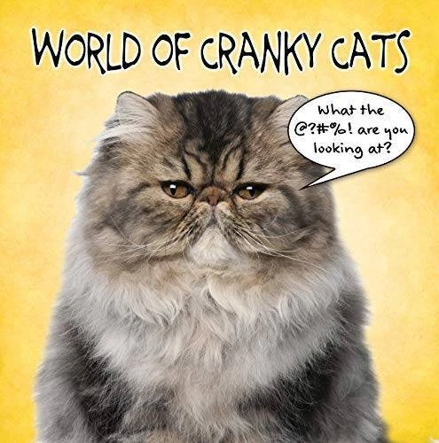 World of Cranky Cats - Hardcover By Publications International - GOOD Foto 1 de 1