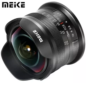 Lente ojo de pez de enfoque manual MEIKE 7,5 mm F2,8 APS-C para Canon Nikon Sony Fuji M43 - Imagen 1 de 12
