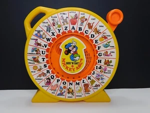 See 'N Say Disney Mickey ABC's 1989 Mattel Alphabet Sound Works Plastic Lever - Picture 1 of 13