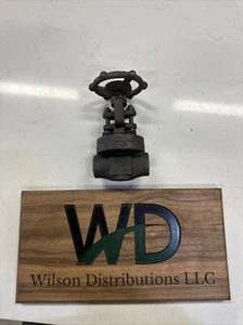 12141 Vogt A105N 1/2" 800# Steel Gate Valve Threaded 1/2" NPT - Picture 1 of 4